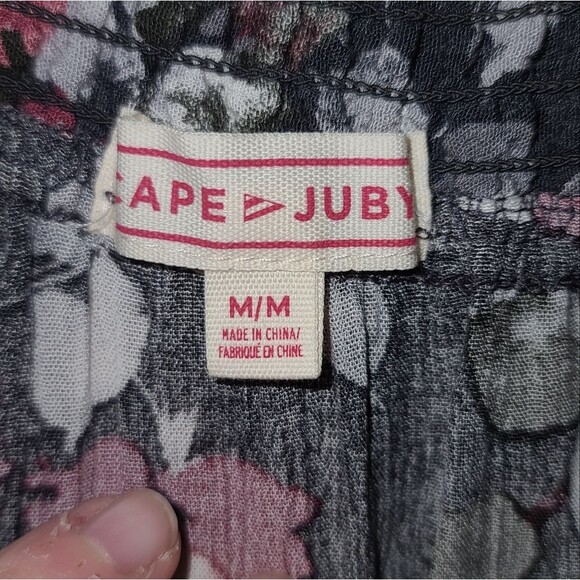 Cape Juby Floral Off The Shoulder Shirt Size M - Picture 2 of 7